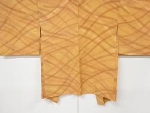 リサイクル　竹節模様織出しぼかし羽織